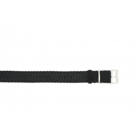 Bracelet de montre Universel PRLN.18.Z Nylon Noir 18mm